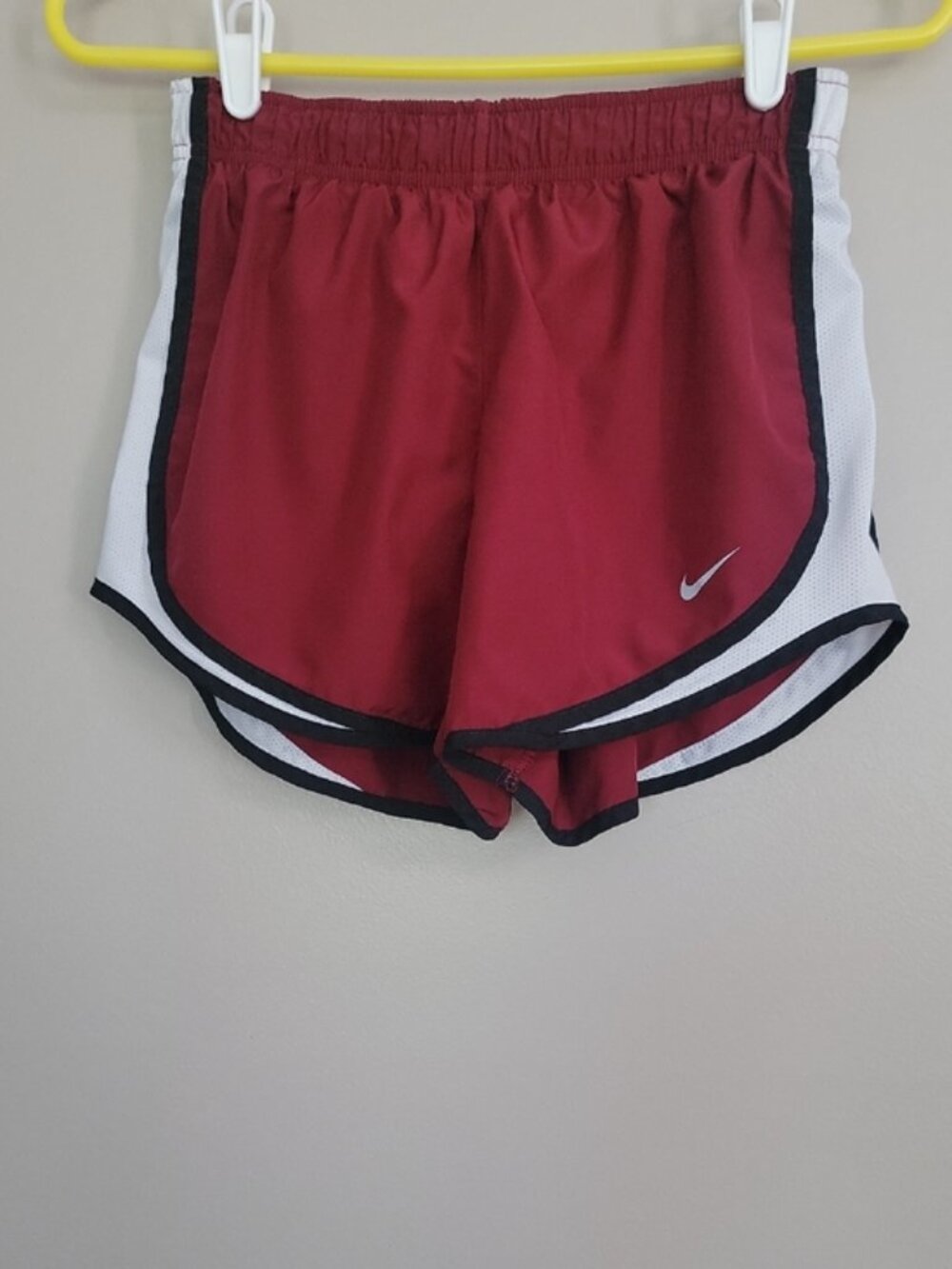 Nike Red White Black Athletic Shorts Size S